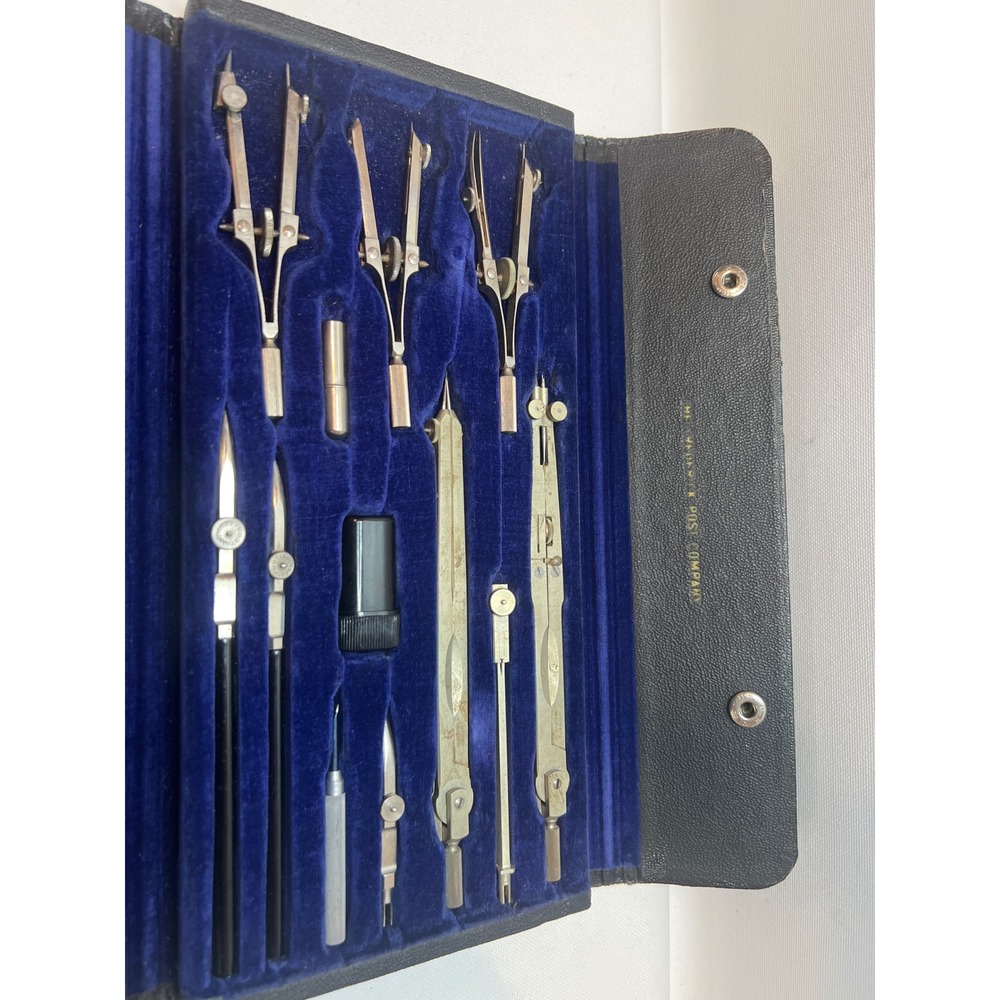 Post Skillmaster Drafting Set  Vintage 1110 C Engineering Tools Made‎ In Germany